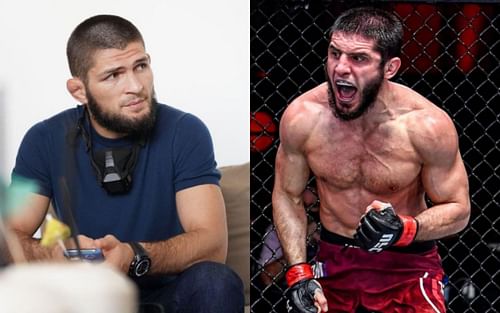 Khabib Nurmagomedov (Left) Islam Makhachev (Right) [Credits @islam_makhachev Instagram]