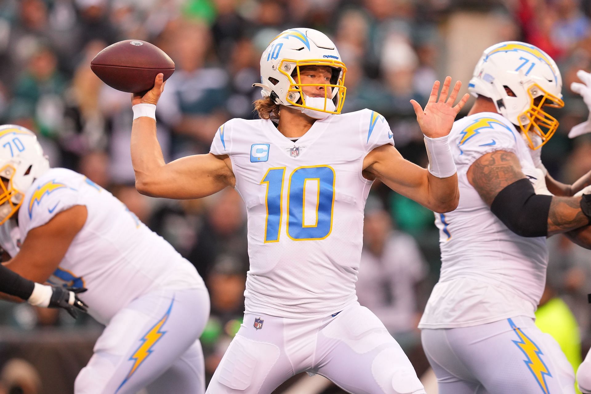 Los Angeles Chargers quarterback Justin Herbert