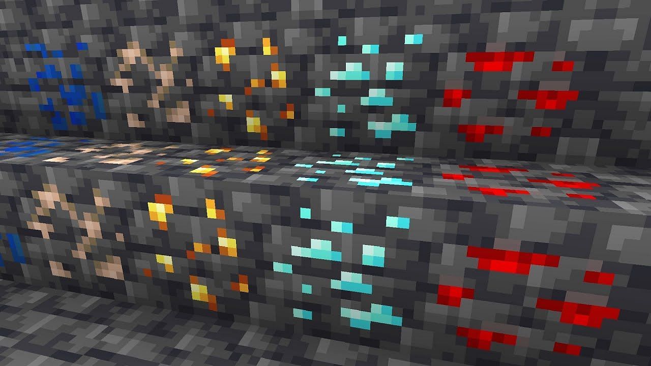 Mining ores is one of the best activities to do (Image via Minecraft)