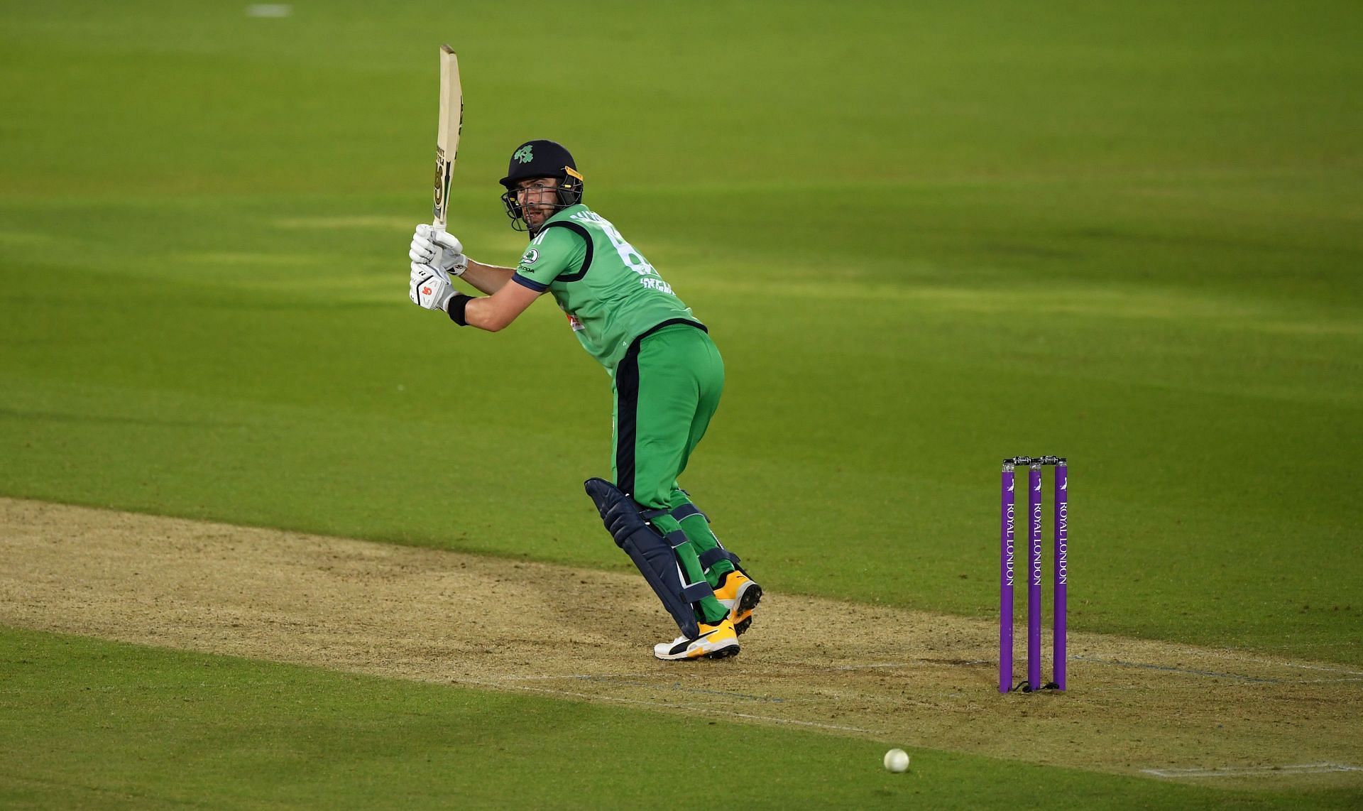 Andrew Balbirnie in action in England vs Ireland - 3rd One Day International: Royal London Series