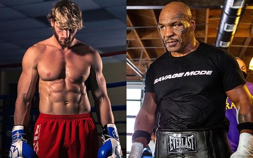 Logan Paul (left) Mike Tyson (right) [Images courtesy: @loganpaul @miketyson on Instagram]