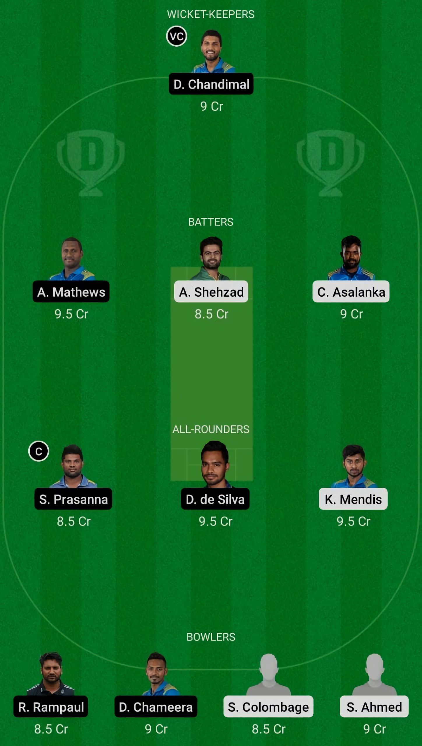 KW vs CS Dream11 Fantasy Suggestion #1