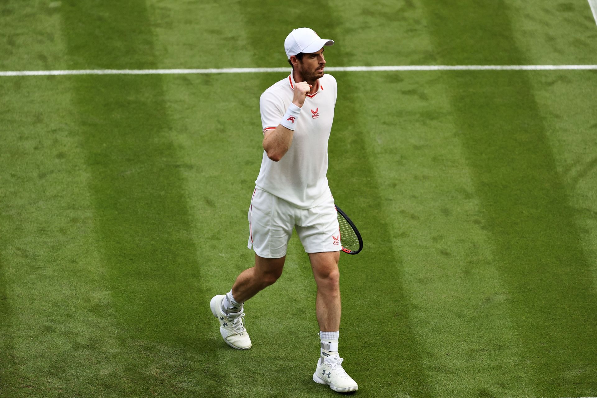 Andy Murray at the Wimbledon Championships 2021