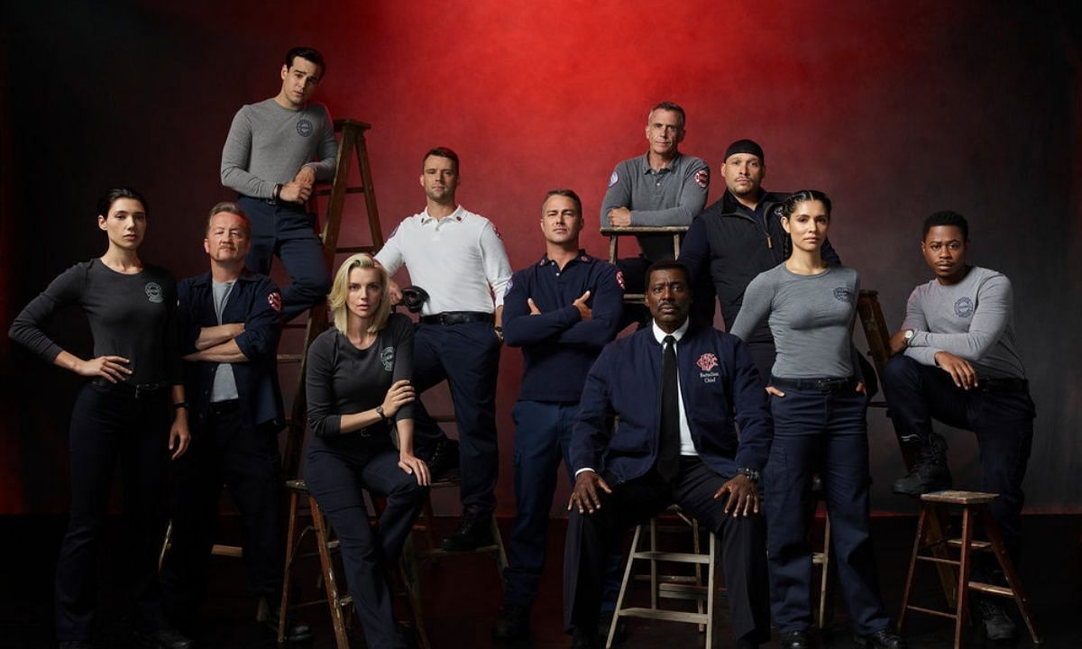 The cast of &#039;Chicago Fire&#039; (Image via NBC)