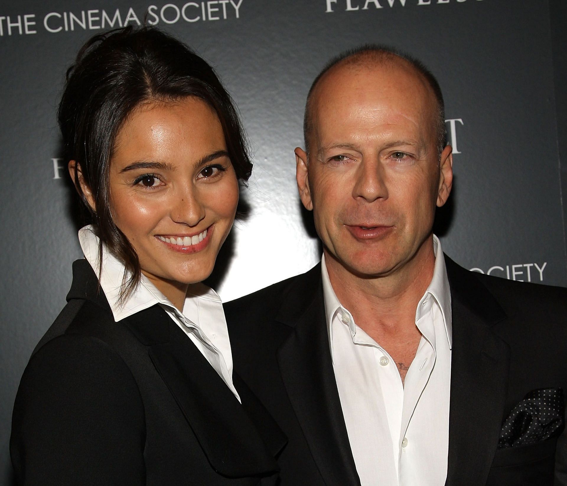Bruce Willis with wife Emma Heming Willis (Image via Access Hollywood)