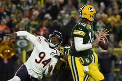 "Imitation is the highest form of flattery" - Aaron Rodgers calls out Bears' Robert Quinn for mocking his championship-belt celebration