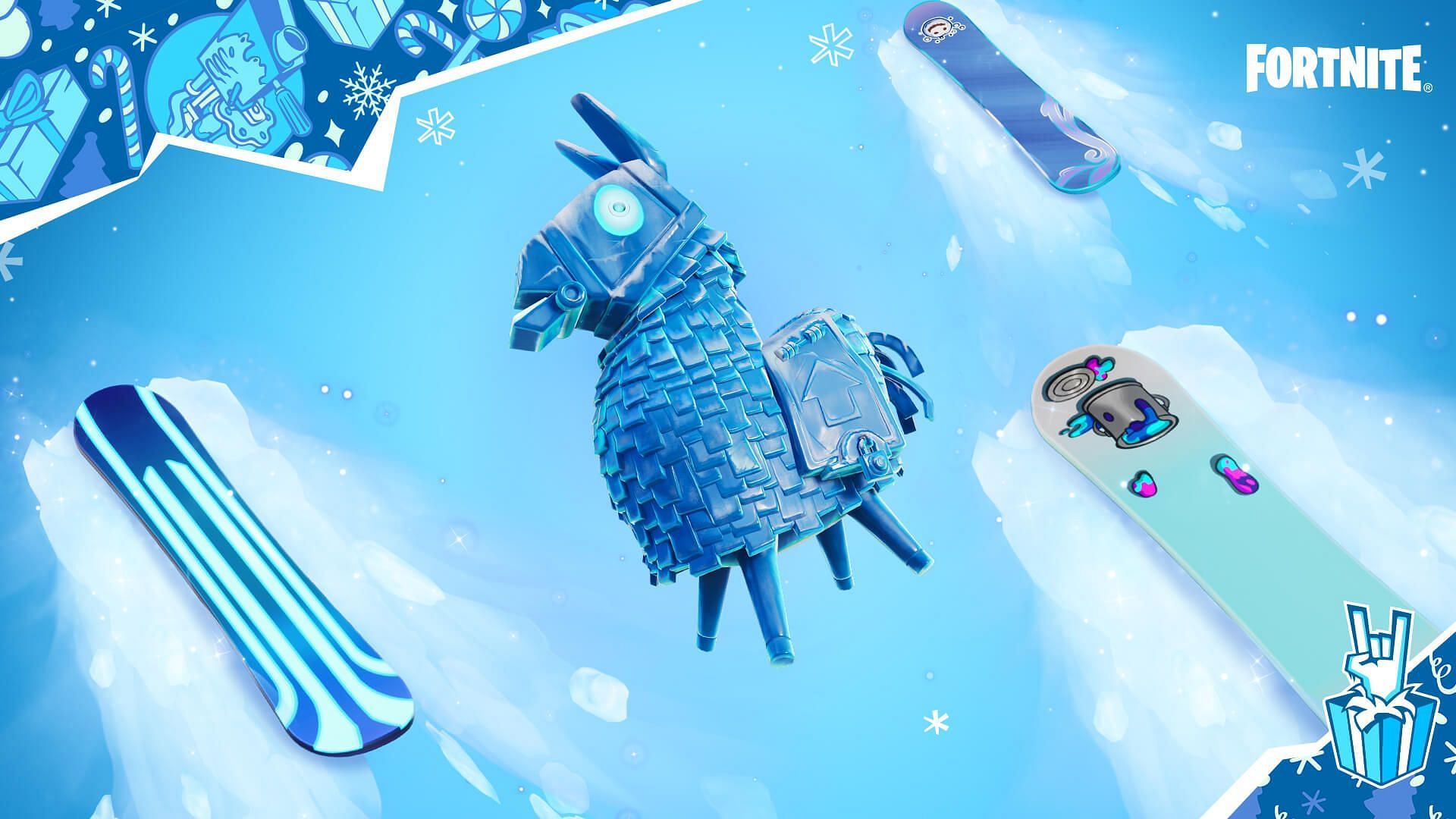 There are tons of free rewards available for WinterFest (Image via Epic Games)