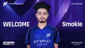 BGMI pro Smokie joins Nigma Galaxy ahead of BGIS 2021