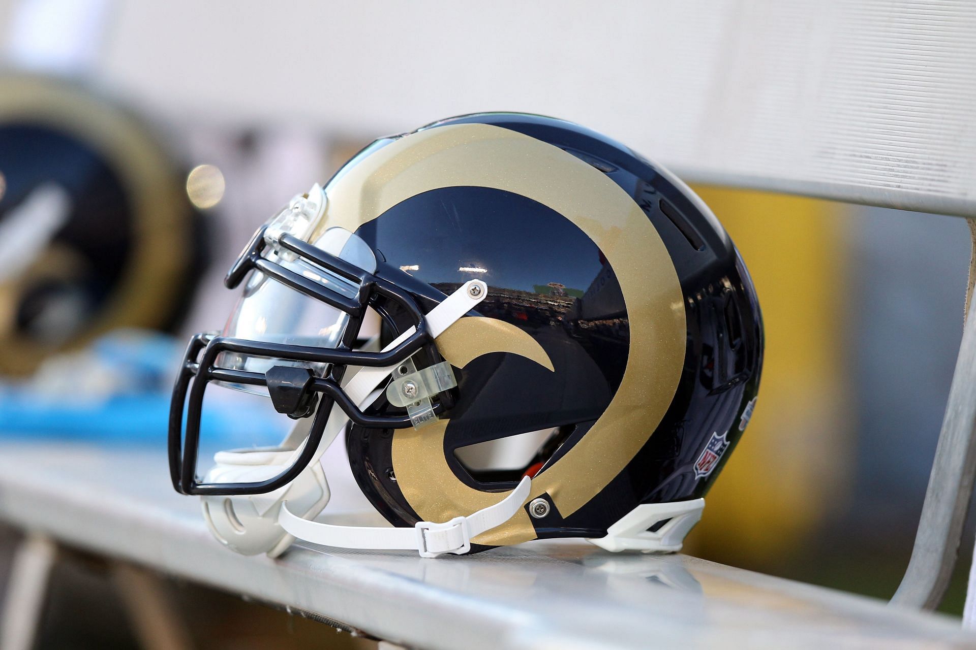 A Rams helmet seen in 2015 (Photo: Getty) 