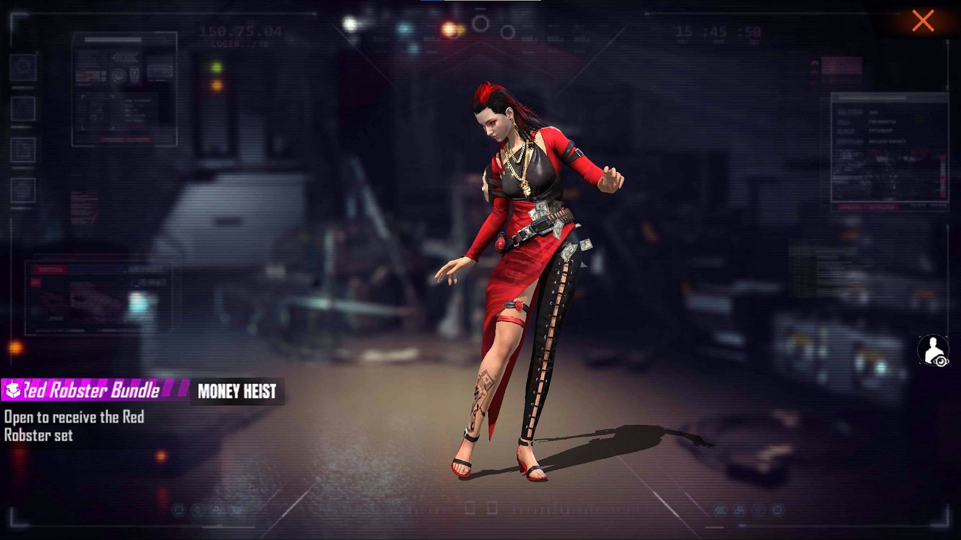 Red Robster Bundle can be obtained for free (Image via Free Fire)