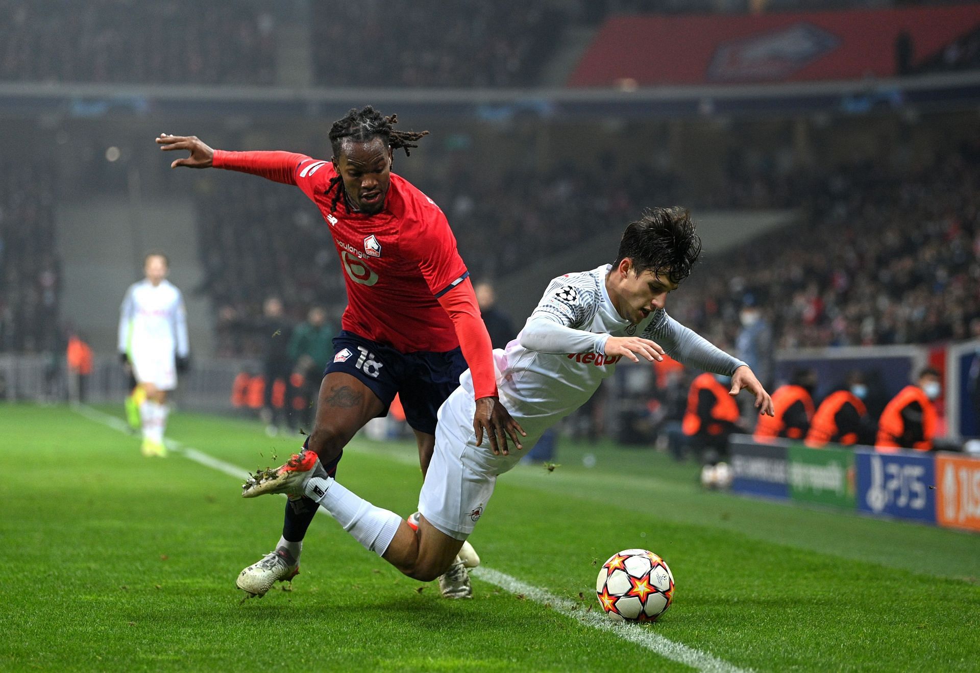 Lille Sanches (left) has resurrected his career by plying his trade in Ligue 1