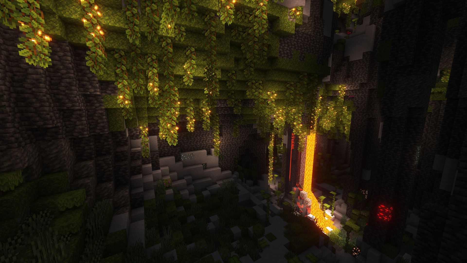 Caves and Cliffs Part II (Image via Minecraft)