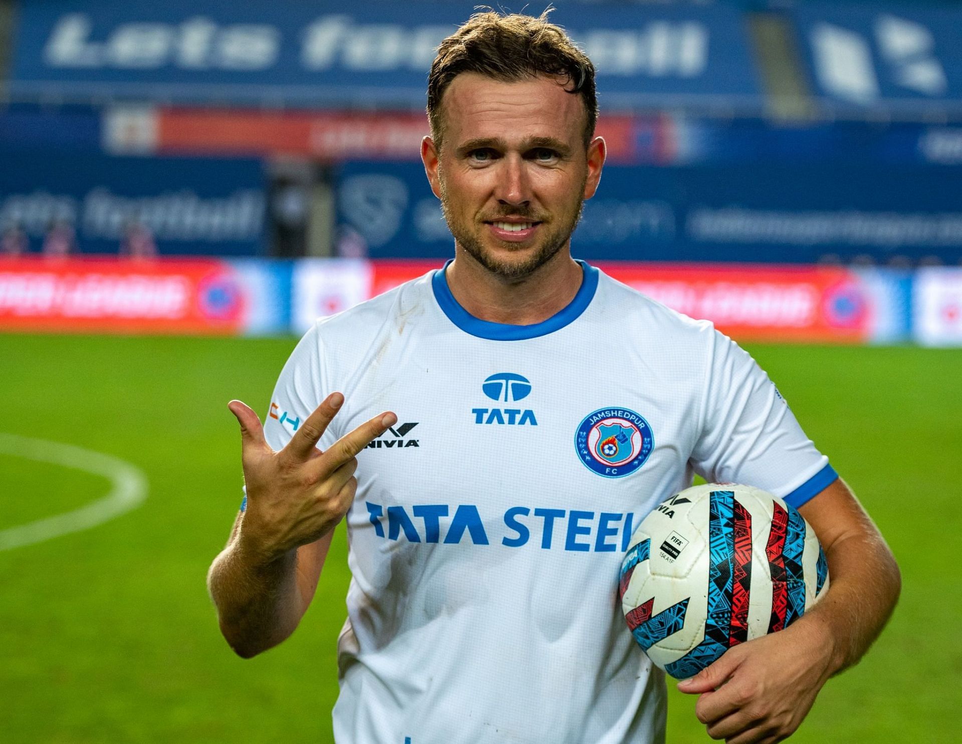 Greg Stewart was the man of the match today (image courtesy: ISL social media)