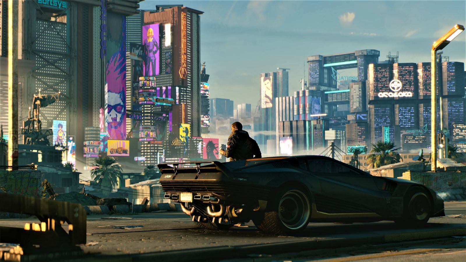 The living and breathing Night City in Cyberpunk 2077 (Image via CD Projekt Red)