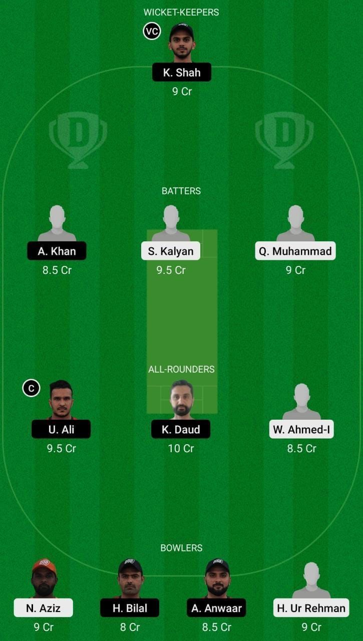 AJM vs SHA Dream11 Fantasy Suggestion #1