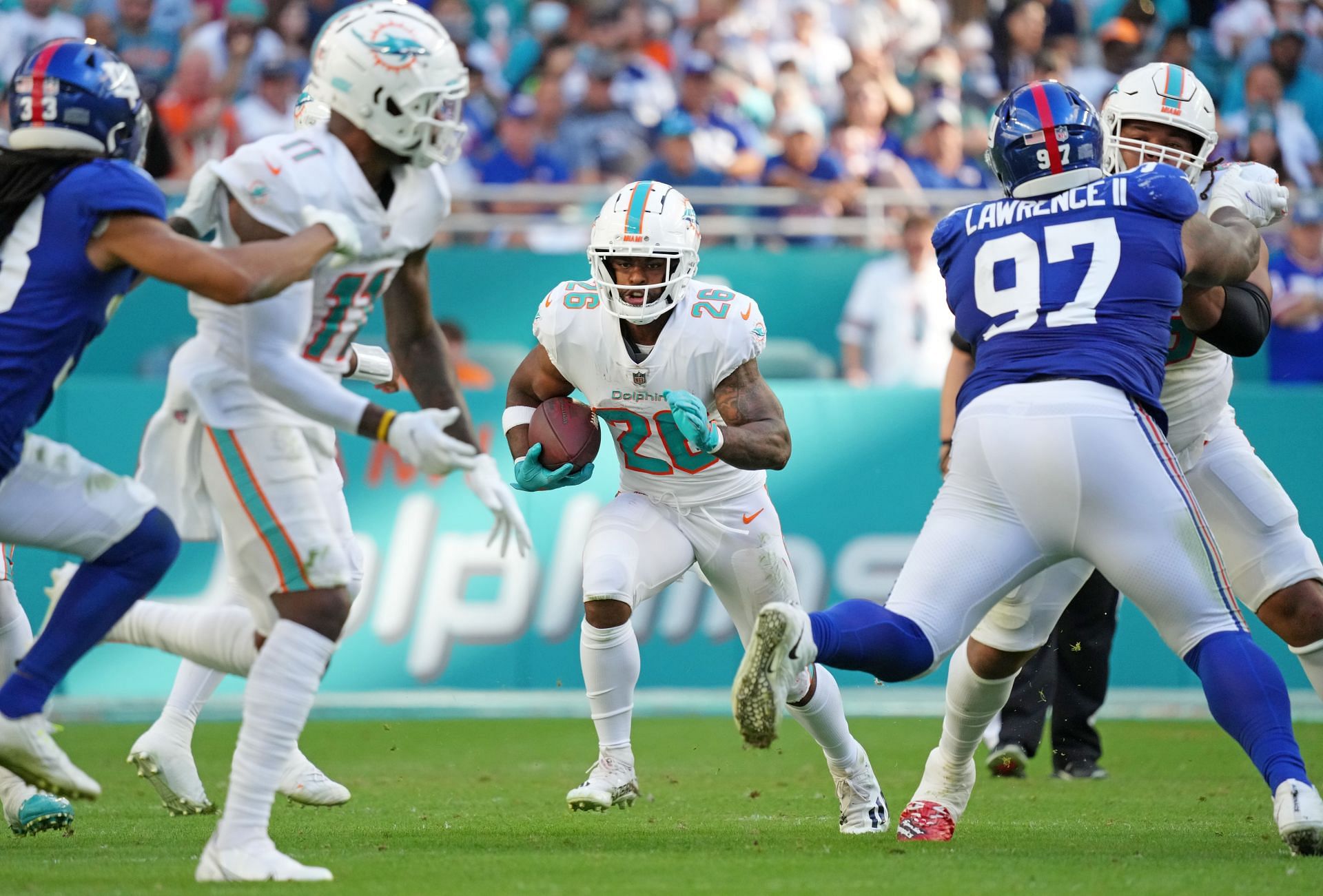 New York Giants v Miami Dolphins