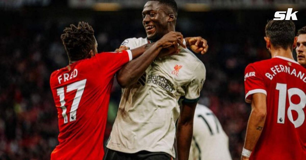 Liverpool&#039;s Ibrahima Konate has claimed that his tussle with Manchester United&#039;s Fred was funny.