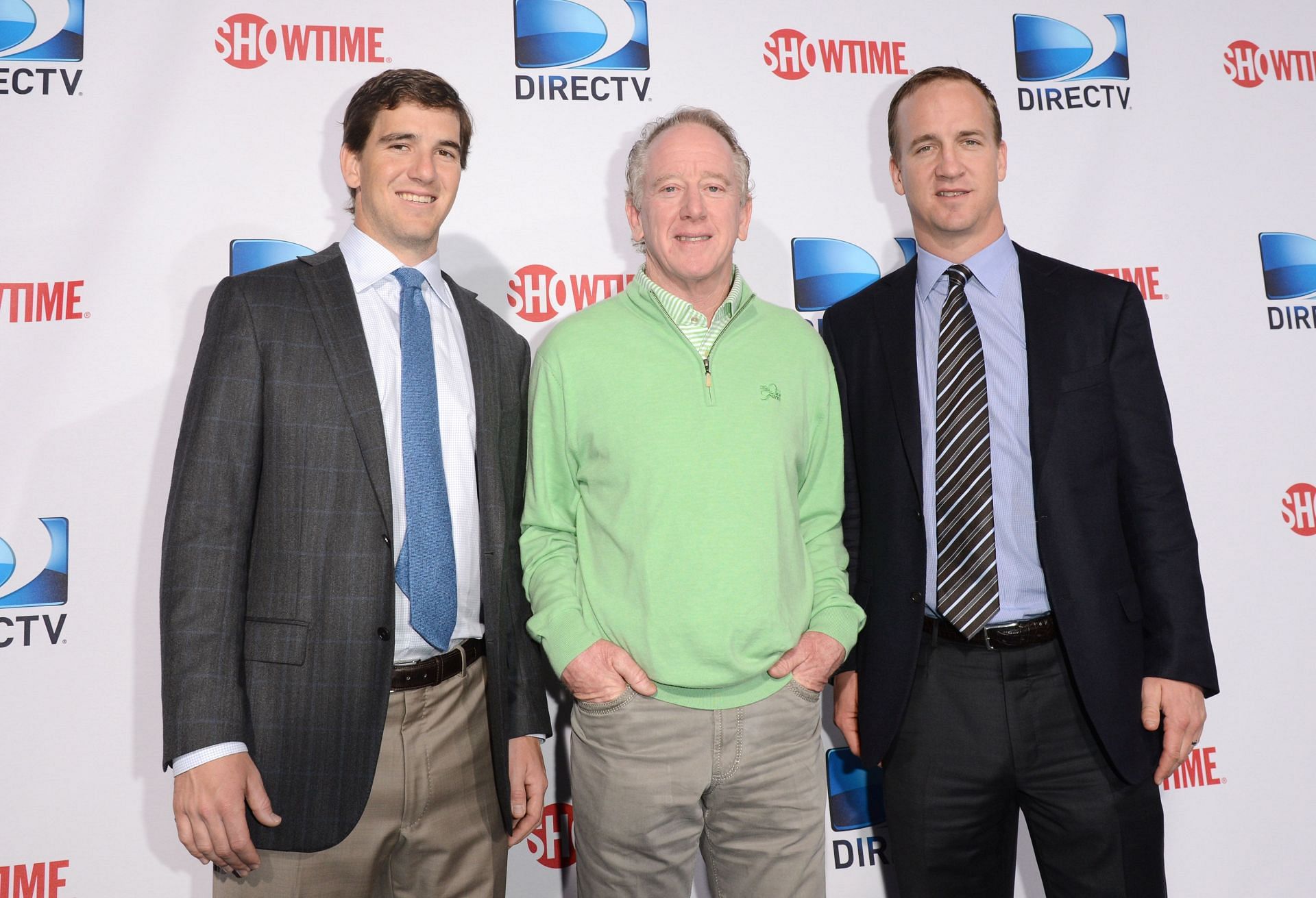 DIRECTV&#039;S Seventh Annual Celebrity Beach Bowl - Eli, Archie, and Peyton Manning