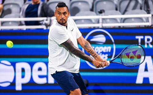 Nick Kyrgios at the 2021 Atlanta Open