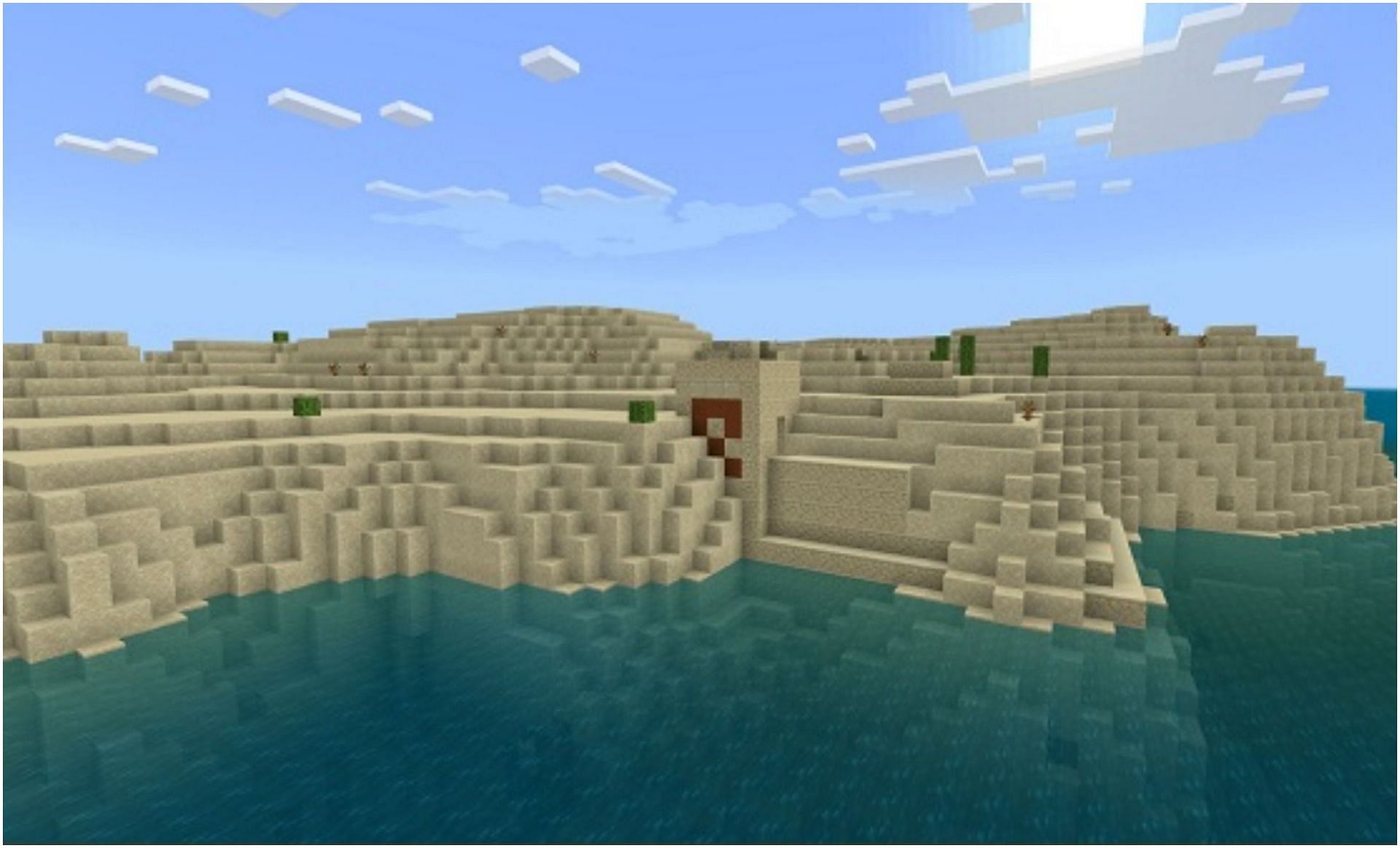 Desert biome (Image Via Minecraft)