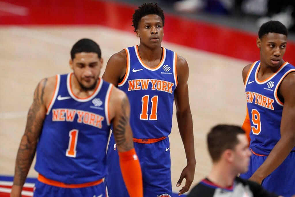 The New York Knicks are dealing with a virus outbreak heading into the rematch against the Boston Celtics. [Photo: amNewYork]
