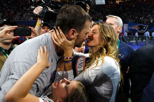 Tampa Bay Buccaneers QB Tom Brady and his wife, model Gisele Bündchen