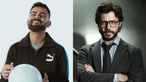 [Watch] "No, I am not in Money Heist" - Virat Kohli takes helium balloon test to debunk hilarious rumors