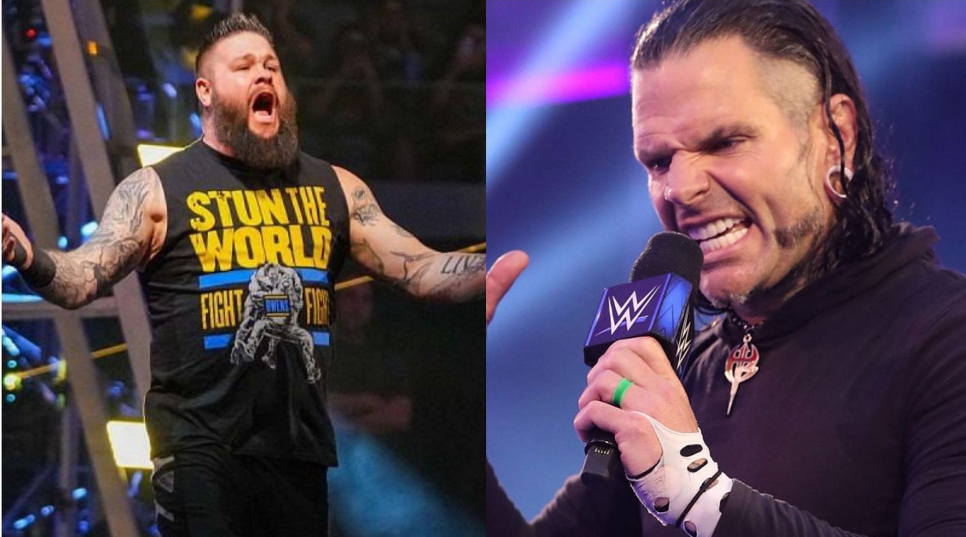 Kevin Owens and AEW star Jeff Hardy