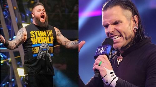 Kevin Owens (left) and Jeff Hardy (right)