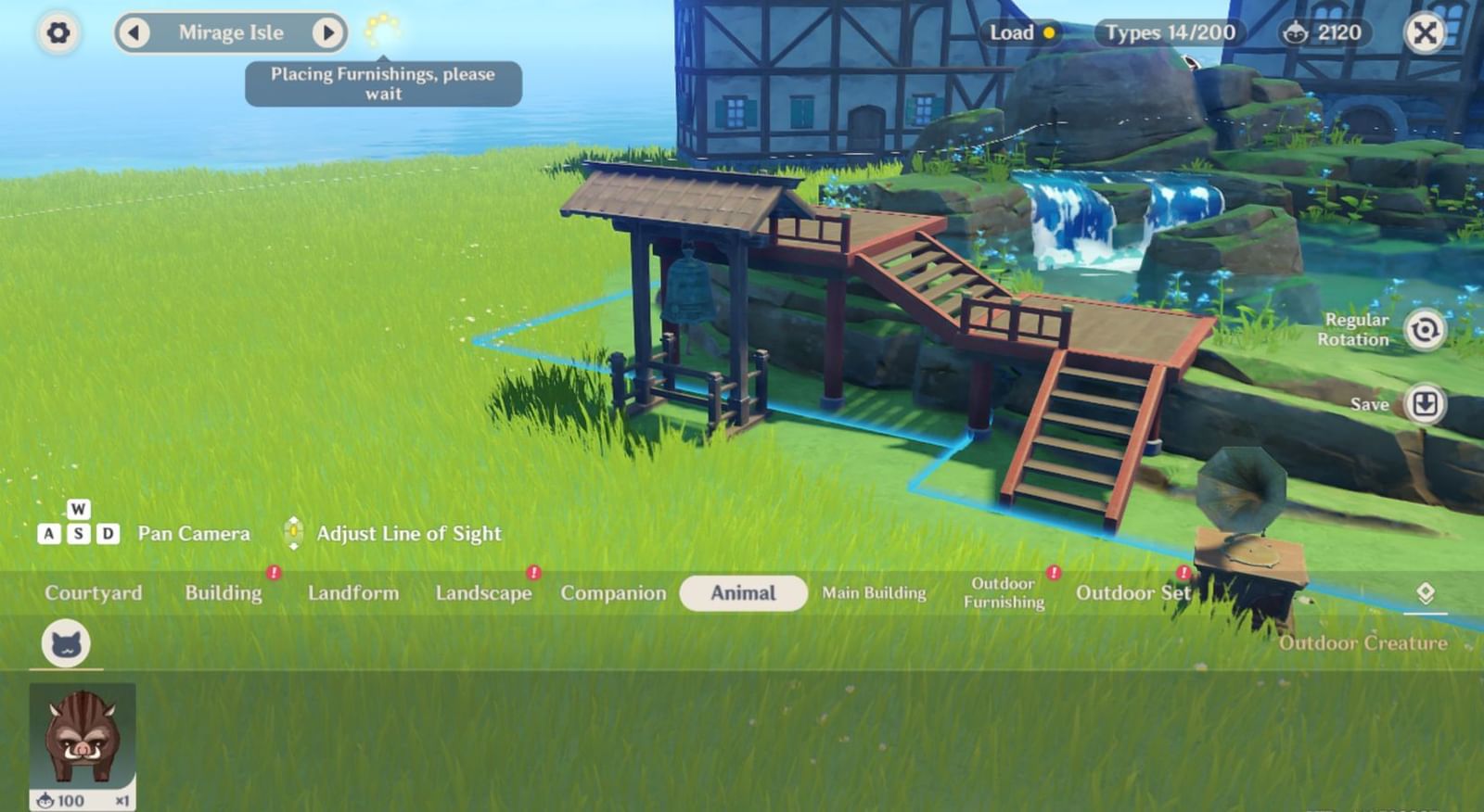 How to add pets to teapot realm in Genshin Impact