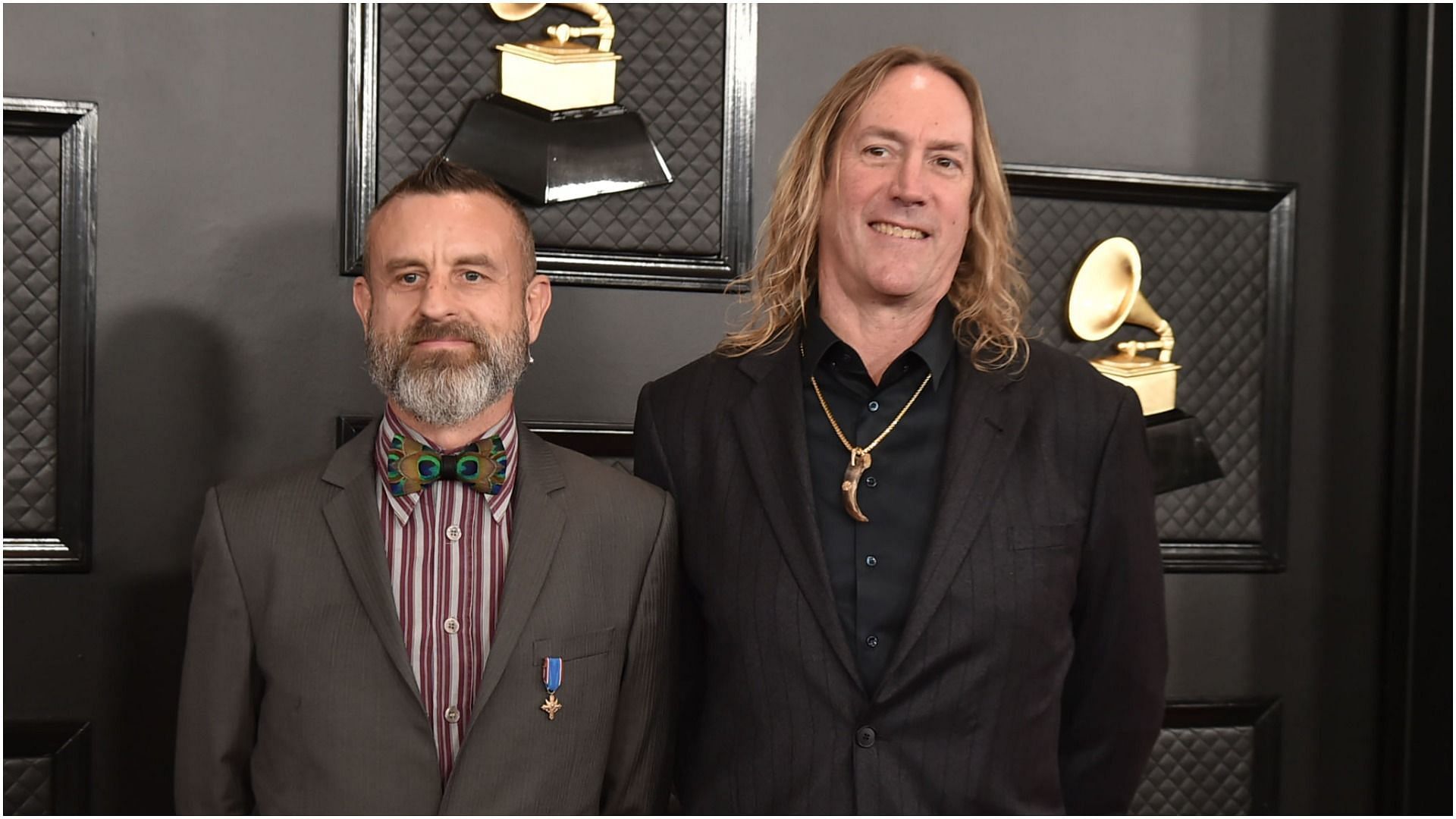 Justin Chancellor and Danny Carey of Tool attend the 62nd Annual Grammy Awards at Staples Center (Image by David Crotty via Getty Images)