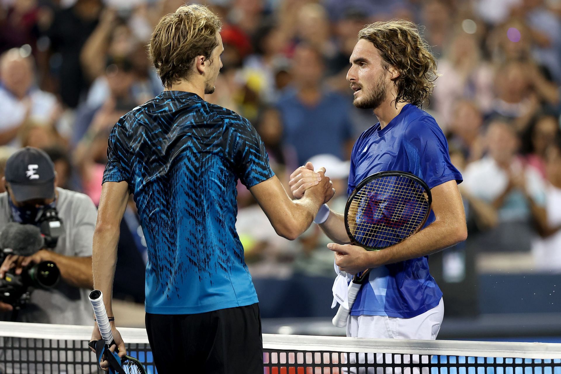 Zverev edged out Tsitsipas in a three-set thriller