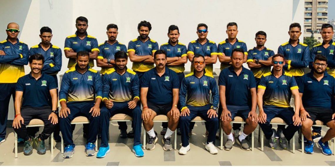 The Meghalaya cricket team poses for a photograph