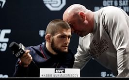 "Khabib is done" - Dana White confirms he will not ask Khabib Nurmagomedov to fight Charles Oliveira