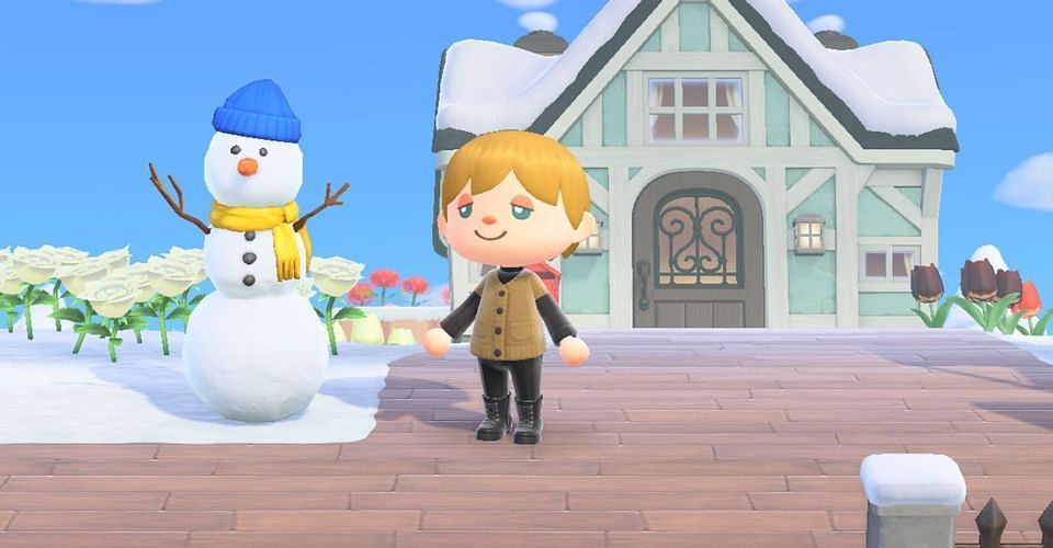 Three tiered snowperson is available now (Image via Nintendo)