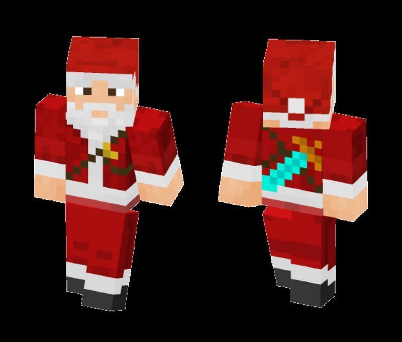 Santa Claus Minecraft skin (Image via superminecraftskins)