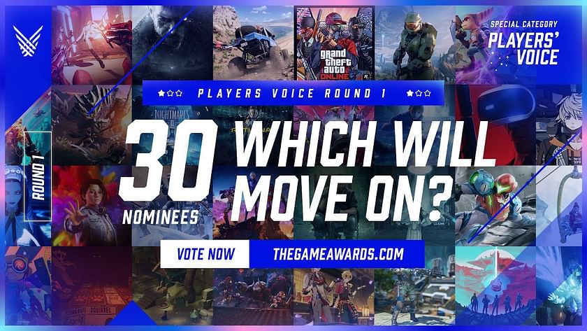 Começa a votação do Player's Voice no The Game Awards