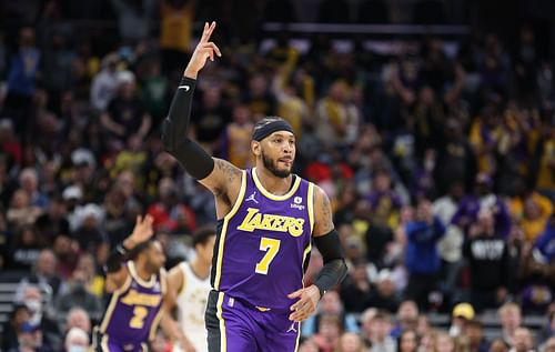 Carmelo Anthony of the LA Lakers says COVID-19 is something that cannot be controlled.