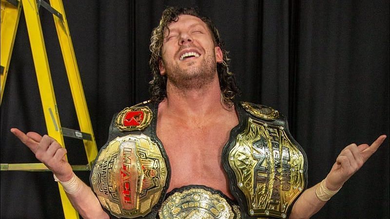 Kenny Omega as Impact and AEW Champion