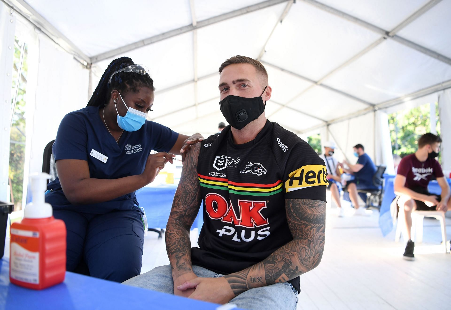 So far there are eight vaccines that will alow athletes to compete at the Australian Open