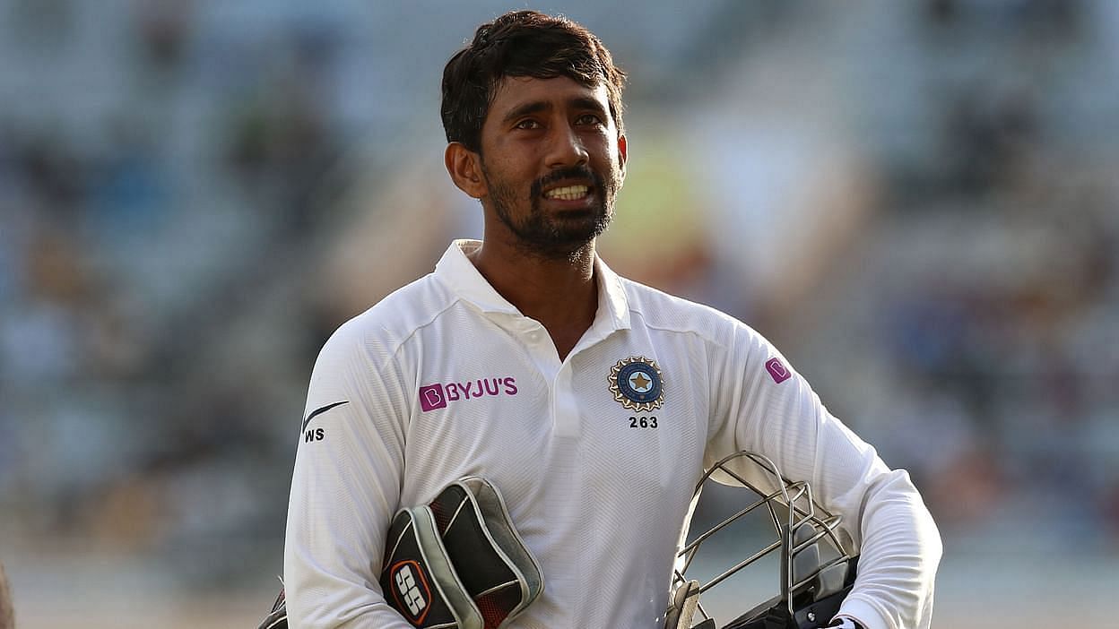 Wriddhiman Saha effected a record 10 dismissals in the first Test at Cape Town