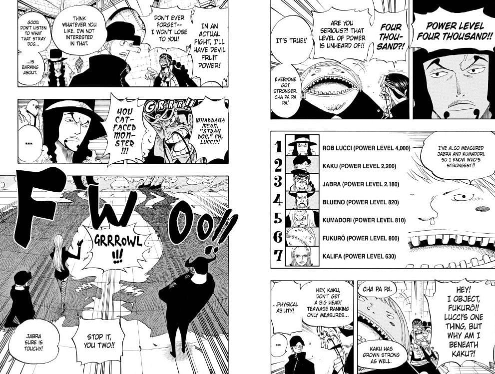 The Doriki system is explained in the One Piece manga. (Image via Shueisha Shonen Jump+ app)