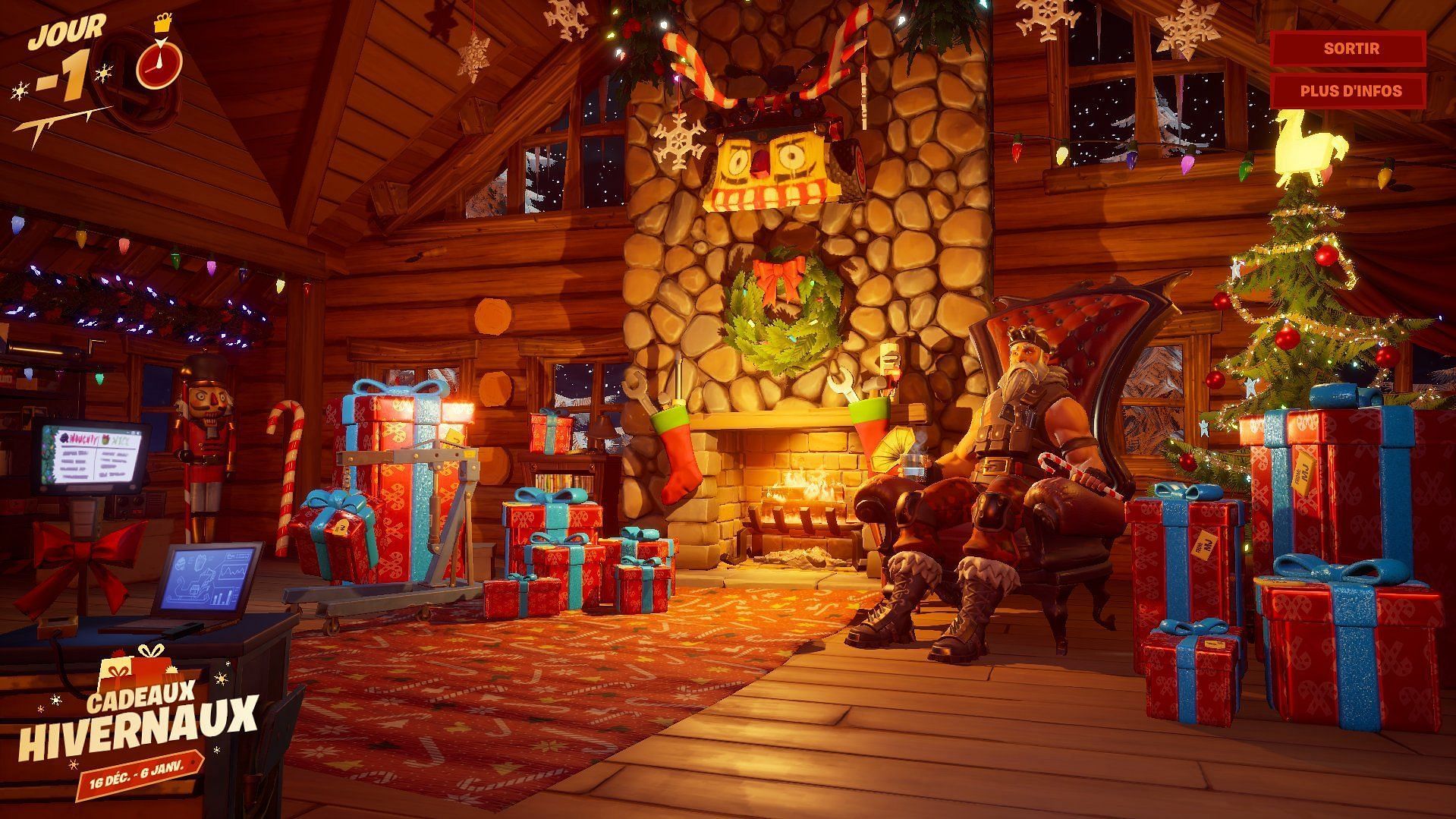 Cozy Lodge in Fortnite WinterFest 2021 (Image via Epic Games)