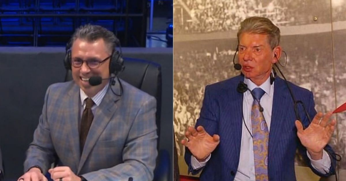Michael Cole was not happy about being thrown up on by a Hall of Famer