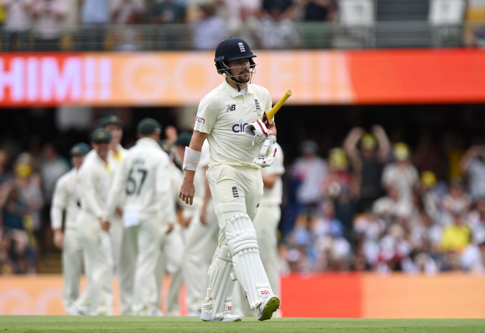 Burns has struggled against the Australia pacers in the Ashes