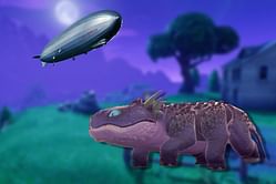 Fortnite Chapter 3 Season 1 leaks: New Zeppelin aircraft, massive dinosaurs, Tilted Towers, and more
