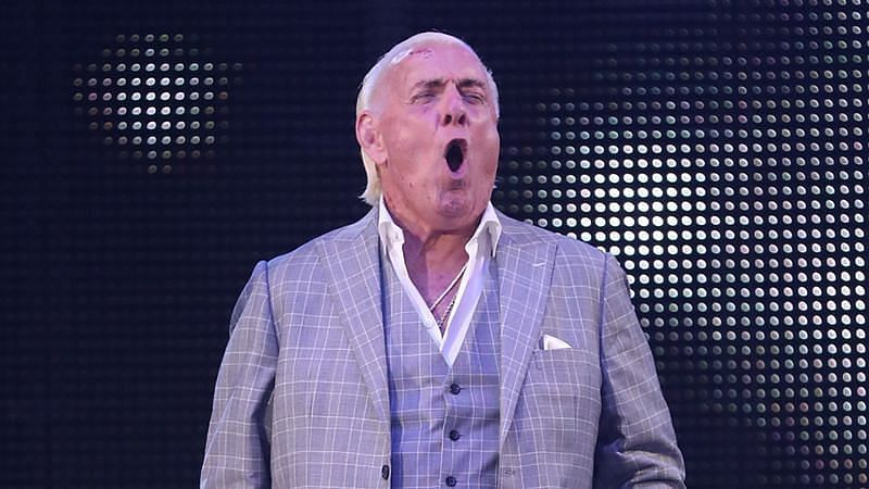 Ric flair was a member of heel group, Evolution