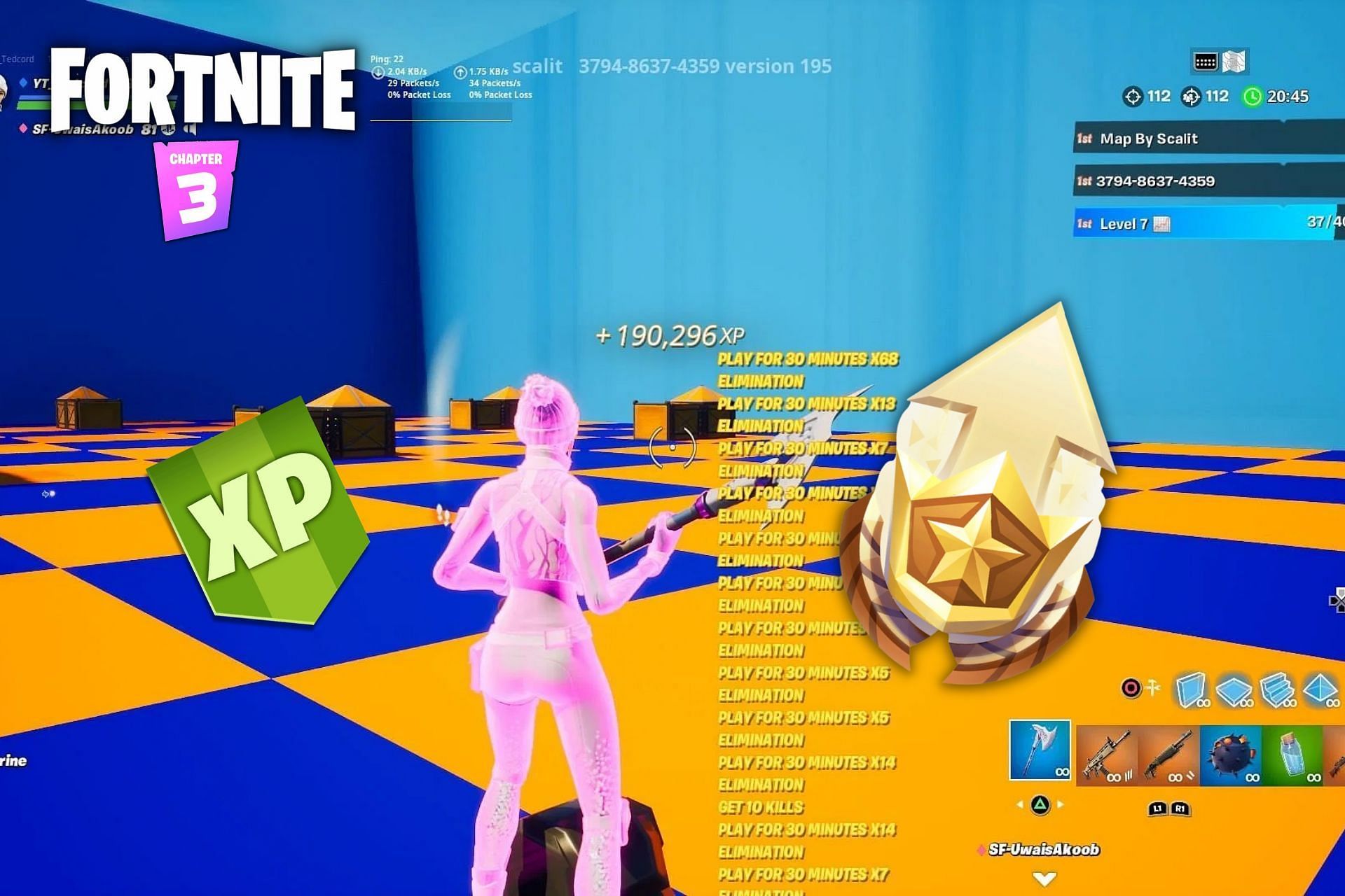 Insane xp map code fortnite