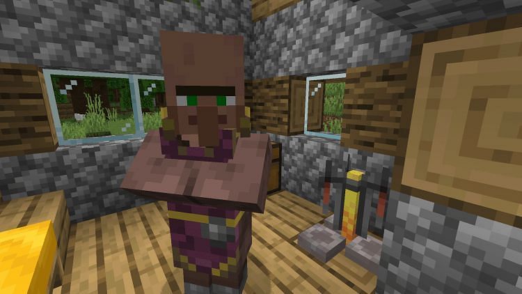 Cleric villagers can trade emeralds for ender pearls (Image via Minecraft)