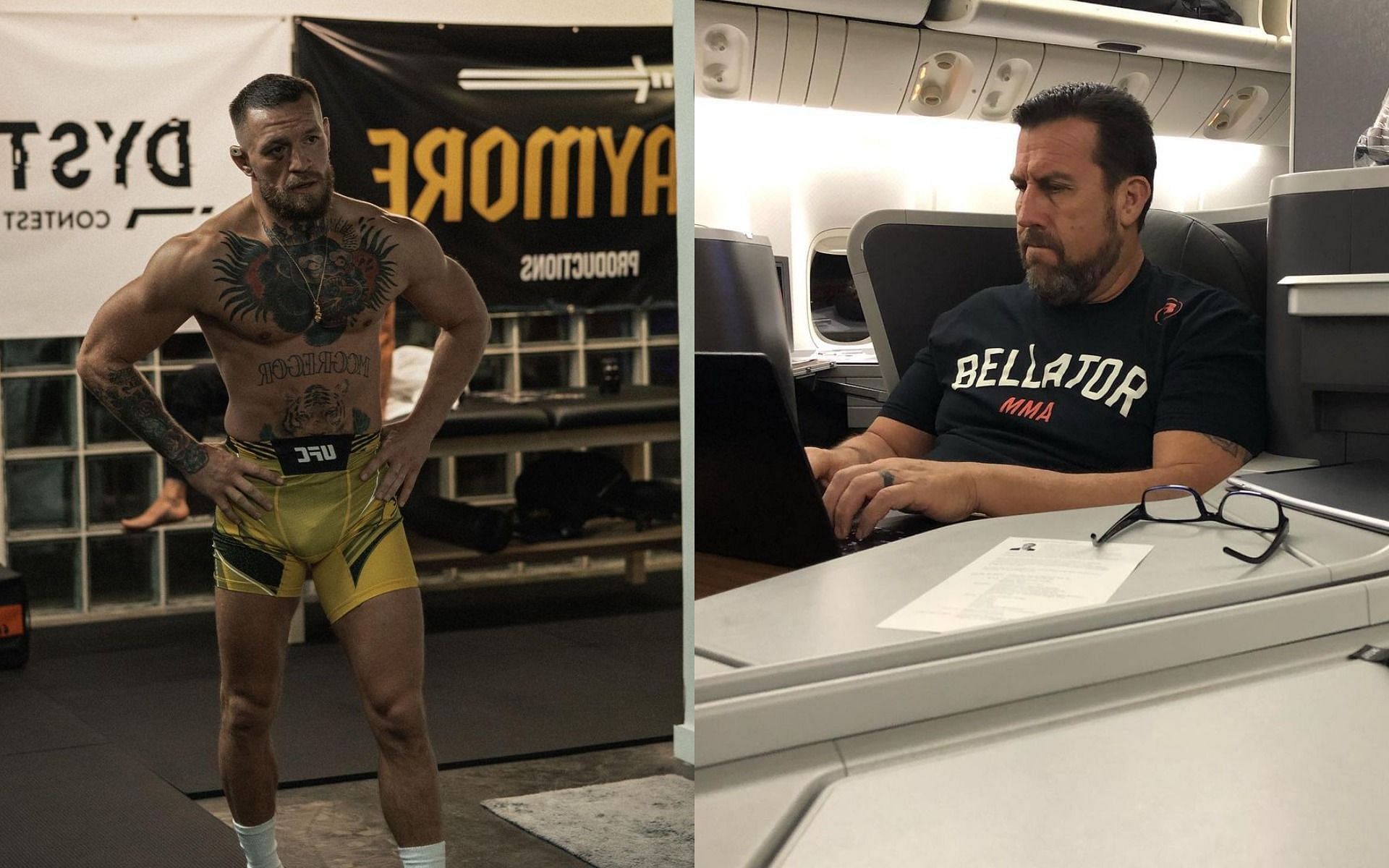 Conor McGregor (left), John McCarthy (right) [Images courtesy: @thenotoriousmma, @ johnmccarthymma on Instagram]